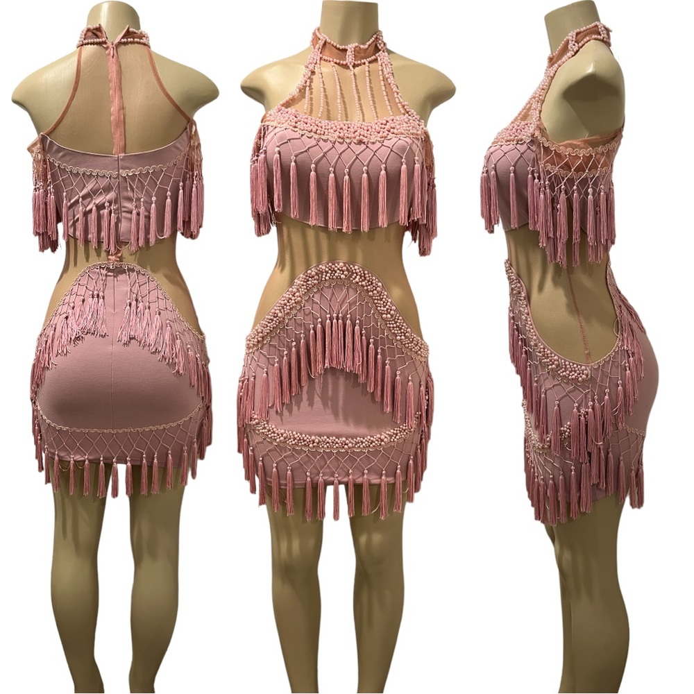 XS, pink, dress